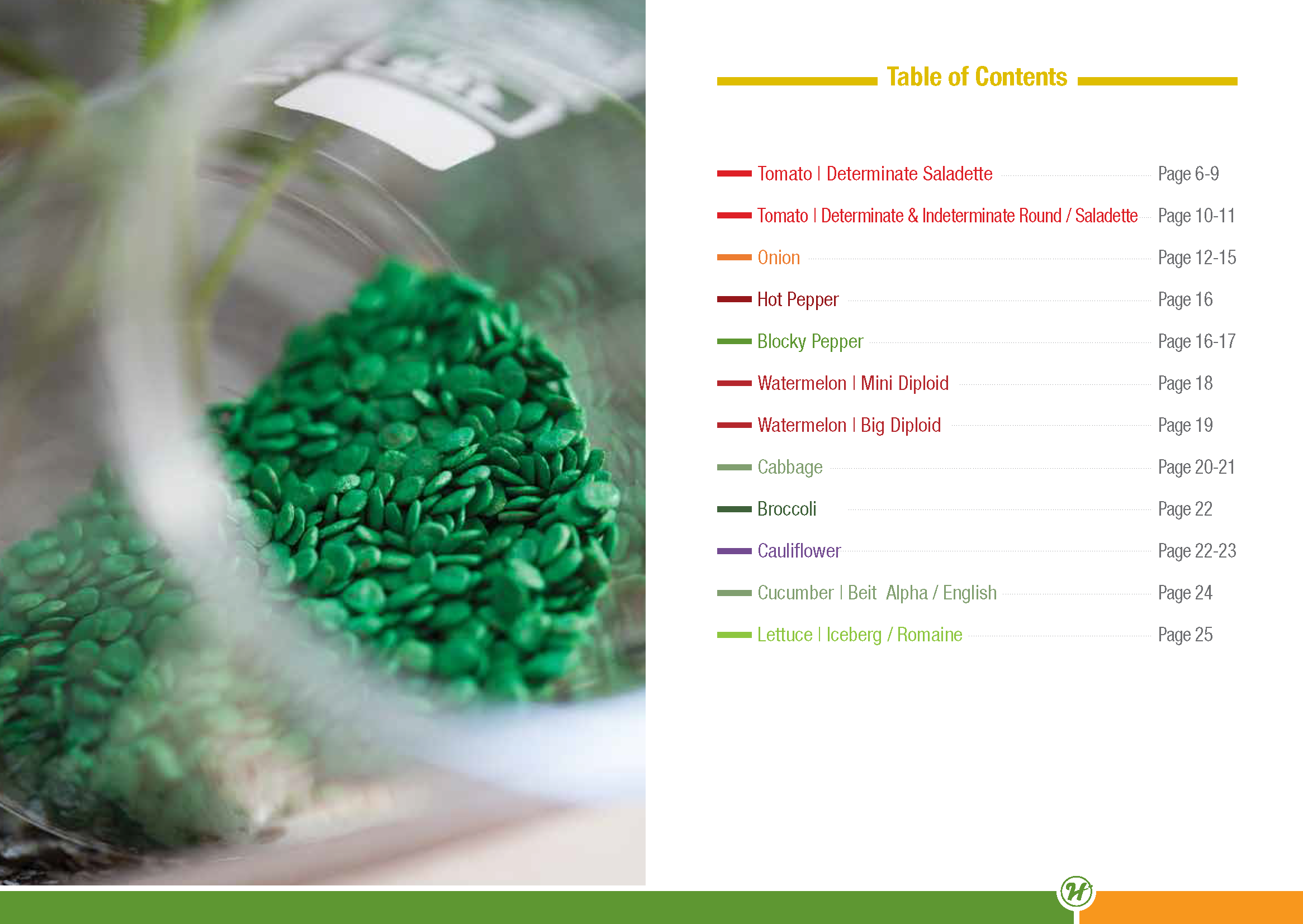 Hazera Seeds Catalogue – From Israel - Greenworld Co. Ltd